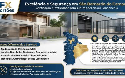 Fabricante de Portões Basculantes Automáticos em São Bernardo do Campo