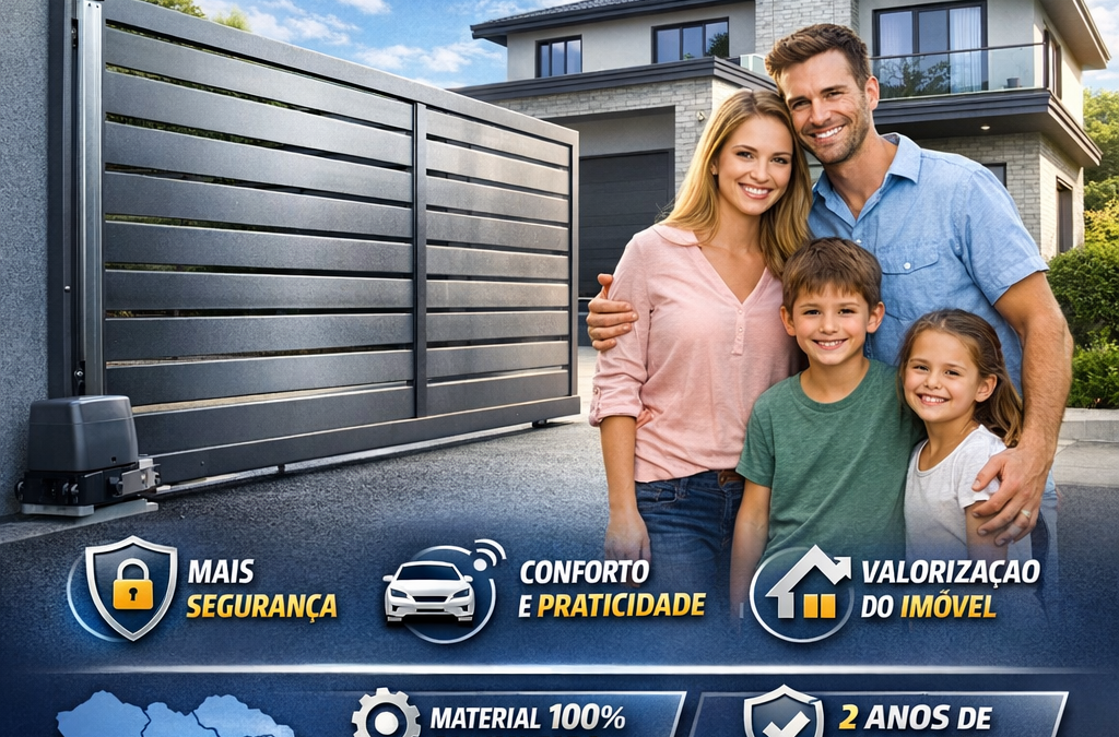 FX Portões Automáticos: segurança e comodidade para sua família
