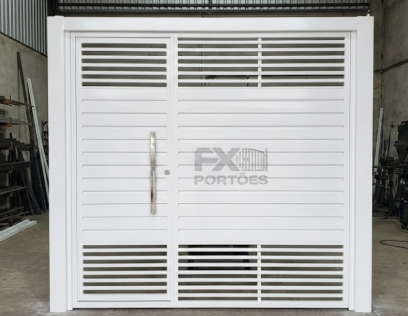 Portões Automáticos no ABC: Segurança e Design Moderno com o Modelo FX-08