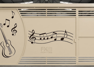 FX161 – Portão Basculante Automático