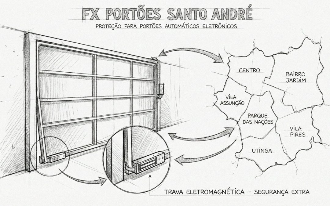 Trava Eletromagnética: A Segurança Indispensável para seus Portões Automáticos Eletrônicos em Santo André