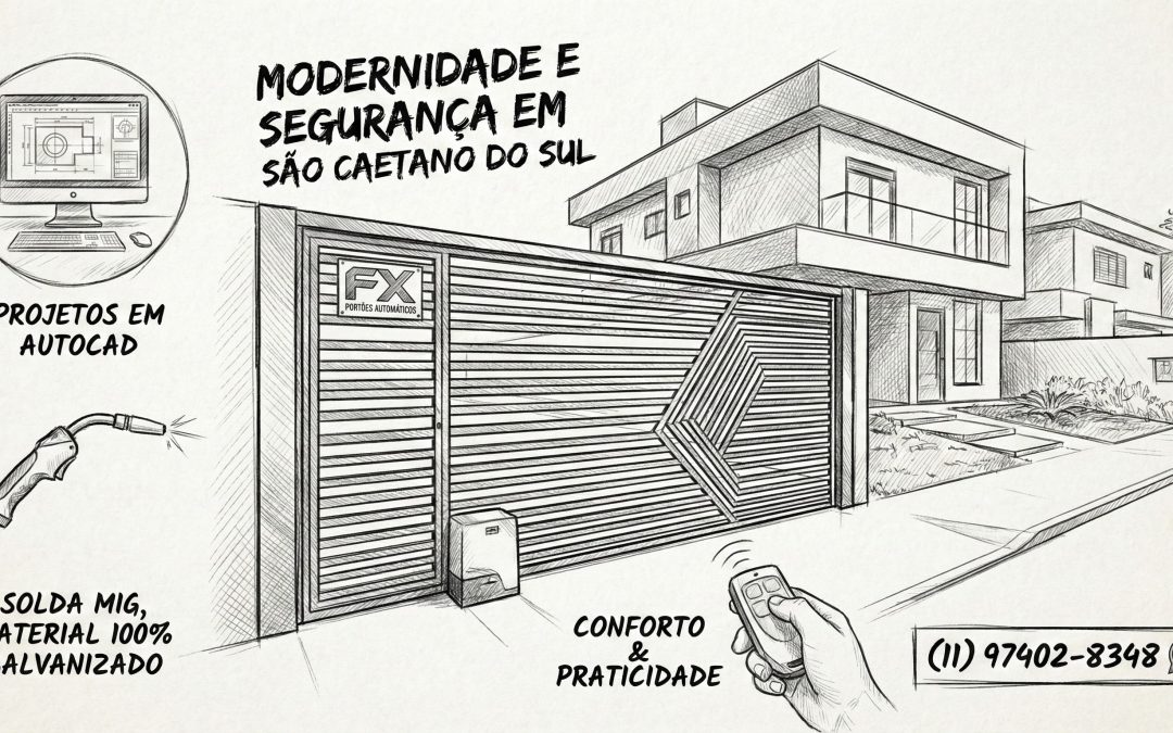 Portões Automáticos em São Caetano do Sul: Modernidade e Segurança para Sua Família