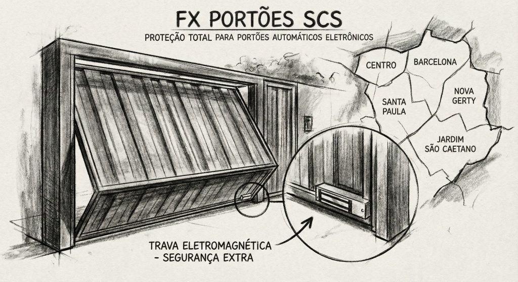 Trava Eletromagnética: A Segurança que falta nos seus Portões Automáticos Eletrônicos em São Caetano do Sul