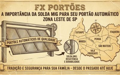 Solda MIG: O Padrão de Qualidade para seus Portões Automáticos na Zona Leste de SP