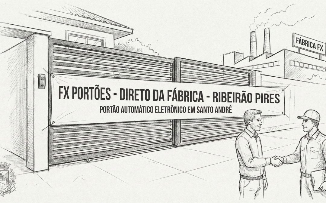 Oportunidade em Ribeirão Pires: Compre Direto do Fabricante seu Portão Automático Novo