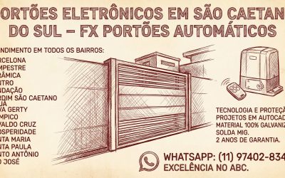 Portões Eletrônicos em São Caetano do Sul: Tecnologia e Proteção para seu Lar